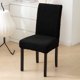 thumbnail image 1 of suxuMhao Fundas Negras Esponjosas Elásticas para Sillas de Comedor, Juego de 2, Protectores Elásticos para Sillas para Sala de Estar, Funda Universal para la Mayoría de Sillas Estándar, Protector de, 1 of 5