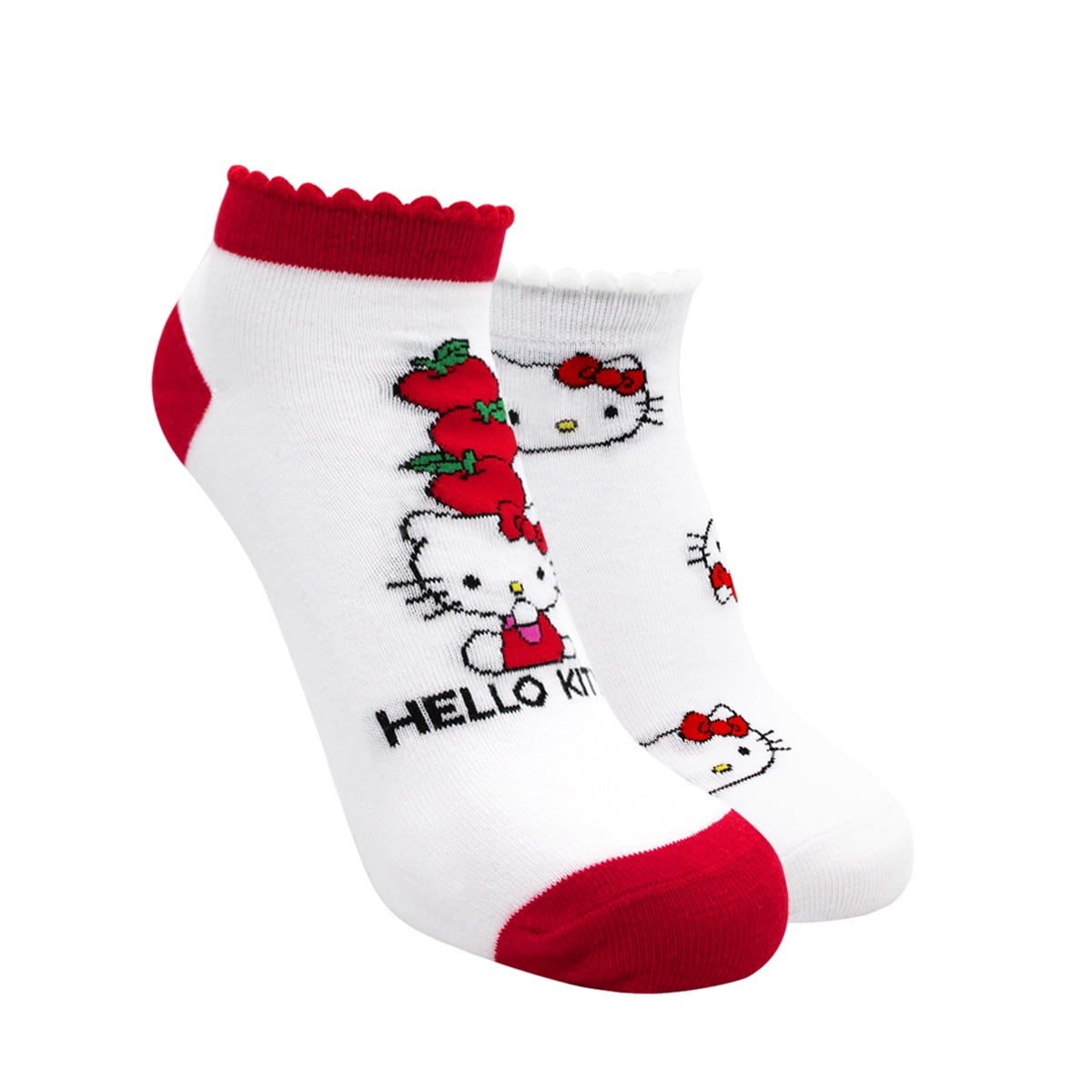 Top - Calcetines Tobilleros Mujer Algodón Pack 2 Hello Kitty C3