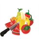 thumbnail image 2 of Juguetes de cocina de madera Pretend Play Hape Healthy para cortar frutas, 2 of 8