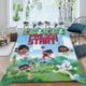 thumbnail image 2 of Presiona Start Conjunto de sábanas temático, trío de piezas, cómodo y amigable con la piel, diseño único, regalo de decoración para el hogar para familiares, amigos y fans,173cm *218cm, 2 of 6