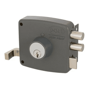 Genérico - Cerradura Sobreponer Poli Chilena 2010 Gris