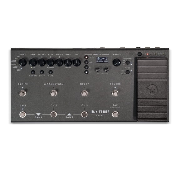 Pedal Multi-FX Blackstar ID:X Floor Three con modelos de amplificador