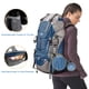 thumbnail image 5 of Mochila de senderismo Loowoko, impermeable, 50 litros, para acampar con funda para lluvia, 5 of 6