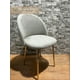 thumbnail image 3 of Silla Gabrielle Lino Patas Doradas Gris, 3 of 3