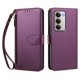 thumbnail image 3 of Funda con Billetera para [Xiaomi Redmi 15 4G/5G] con Bolsillo Zipper y Tarjetero Violeta, 3 of 6