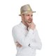 thumbnail image 1 of Sombrero Fedora con lentejuelas y luces LED para adultos – Dress Up America, 1 of 2