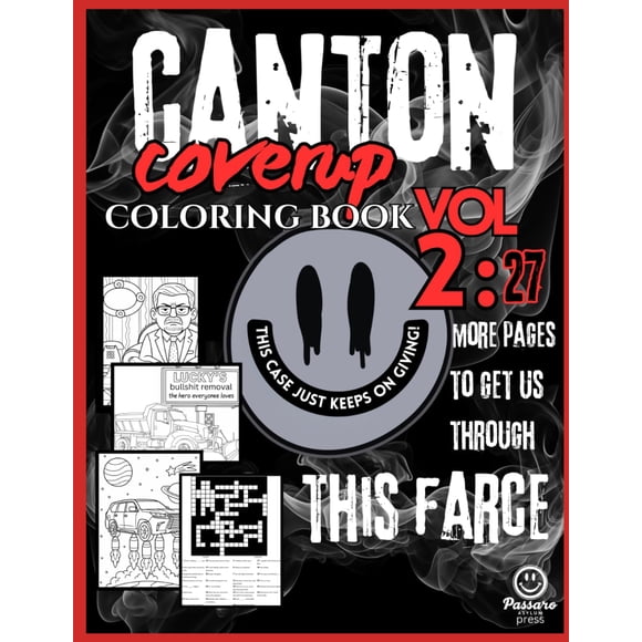 Libro para colorear y actividades Canton Coverup, vol. 2 con 27 páginas