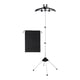 thumbnail image 2 of Perchero para ropa, vaporizador de ropa, percha para ahorrar espacio, plegable, de aleación de aluminio, para viaje, para máquina de planchar colgante negro, 2 of 5