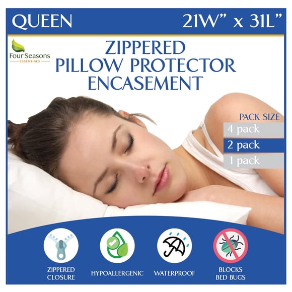 Protectores de almohada Four Seasons Essentials Queen Waterproof