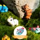 thumbnail image 3 of Minifiguritas de animales MONJITA, 50 unidades, impresas en 3D para niños, 3 of 7
