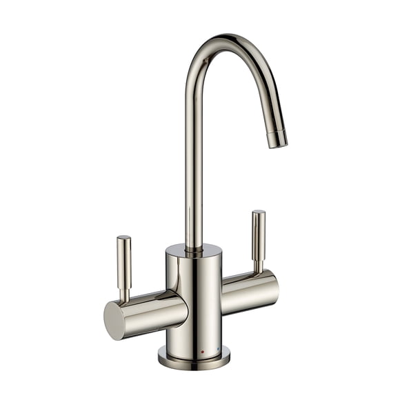 Grifo Whitehaus WHFH-HC1010-PN Instantáneo de Agua Caliente y Fría en Níquel Pulido
