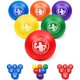 thumbnail image 1 of Dodgeball inflable GoSports, sin pinchazos, con bomba de bolas y bolsa, 6 unidades, 1 of 6
