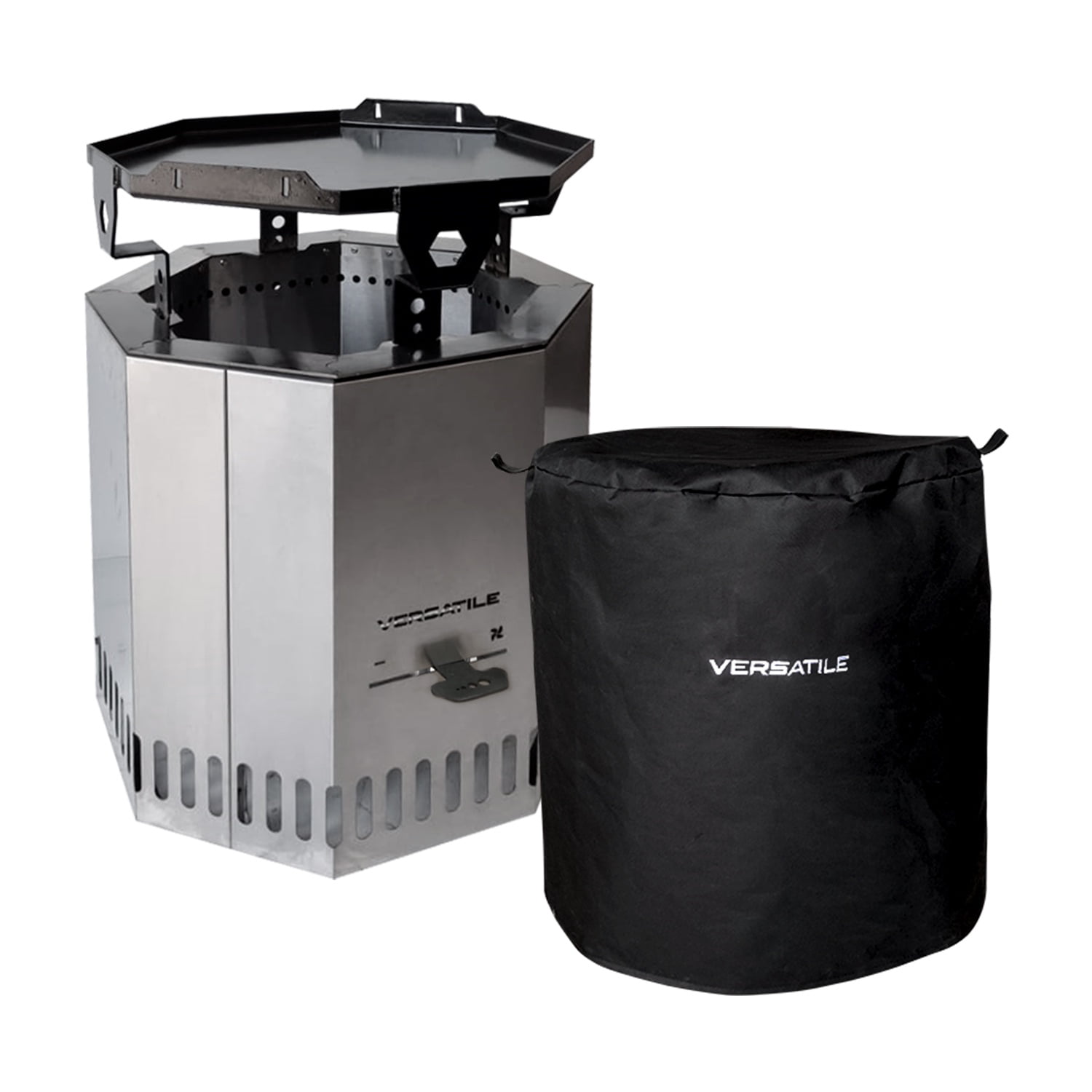 Versatile - Brasero Sin Humo Plancha + Funda