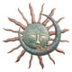 thumbnail image 5 of Decoración De Arte De Pared De Metal Colgante Creativo Sol Y Luna Para Oficina Hogar, 5 of 5