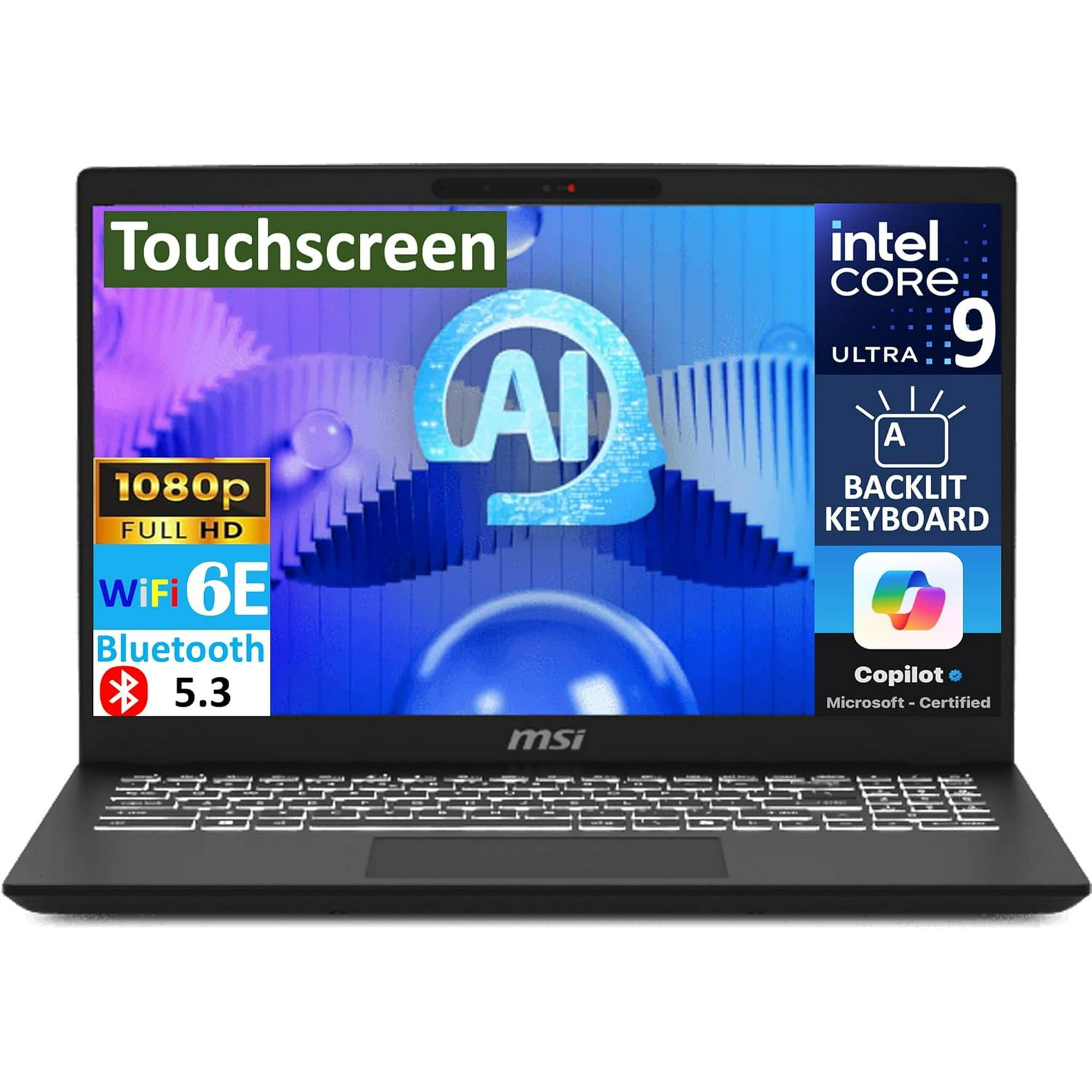 Notebook Touch Msi Modern Intel Core Ultra 9 185h 32gb 1tb Ssd De 15.6" Fhd
