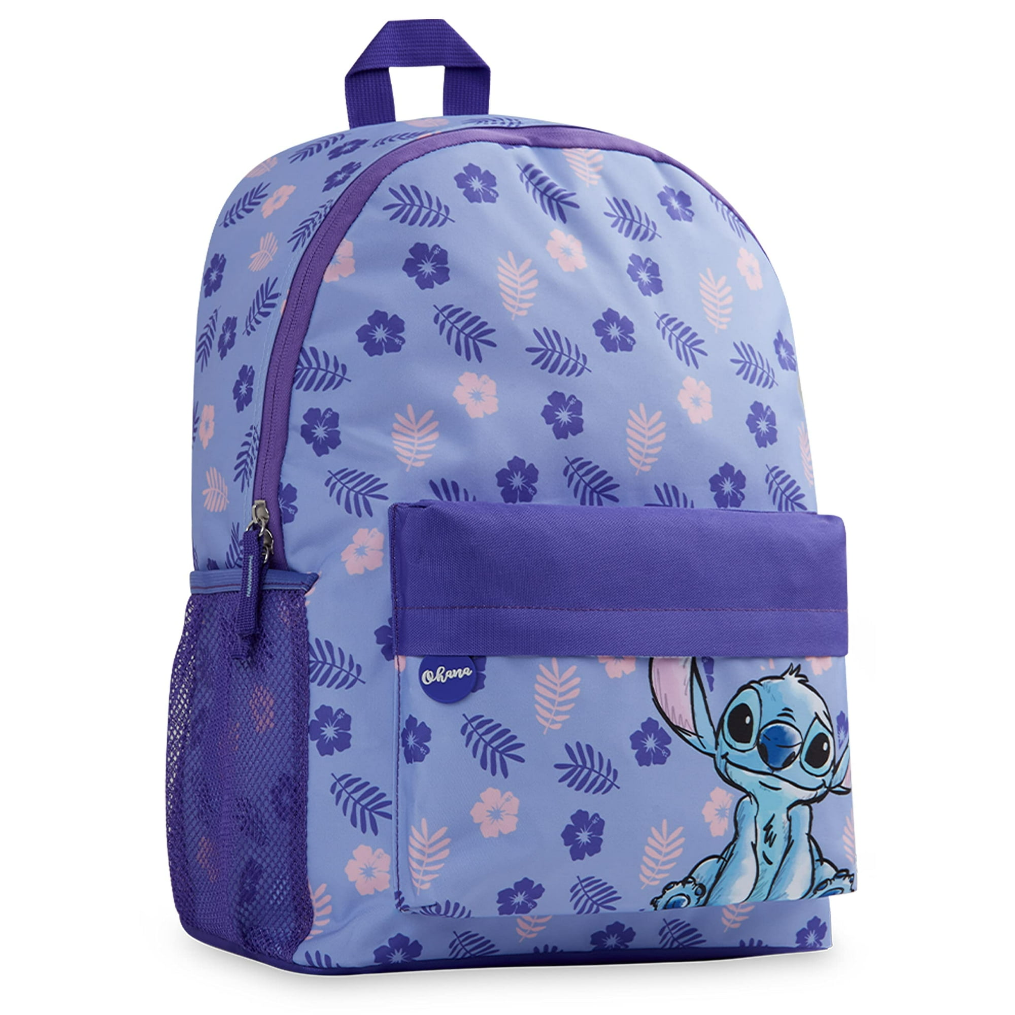 Mochila Disney Stitch Para Niñas, Color Morado