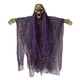 thumbnail image 3 of Muñeca De Bruja Colgante De Halloween, Fantasmas Iluminados Para Casa Encantada, Vacaciones, Interior, Morado, 3 of 5