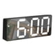 thumbnail image 4 of Despertador Snooze Pantalla Grande Escritorio Electrónico Negro Espejo Blanco, 4 of 5