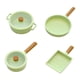 thumbnail image 1 of 4 Piezas 1/6 Olla De Cocina Para Casa De Muñecas Mini Modelo De Utensilios De Cocina Para Muñecas BJD Cocina Verde, 1 of 4
