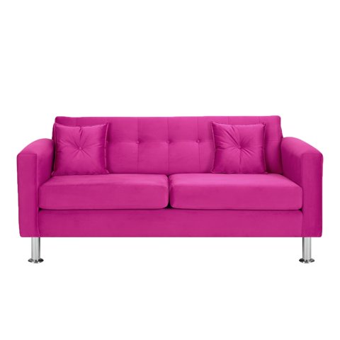 Bodevir - Sofa New Retro 3C Felpa 12 Fucsia