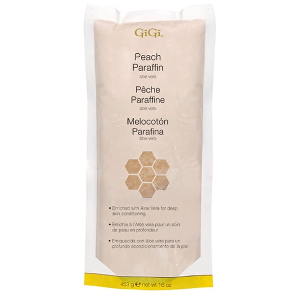 Cera de parafina GiGi durazno con aloe vera para manos y pies