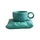 thumbnail image 3 of Taza De Café Con Asa Y Posavasos Para Decoración De Oficina En Casa, Color Verde, 3 of 5