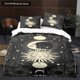 thumbnail image 1 of Sun Moon King Queen Duvet Cover Boho Magic Style Bedding Set for Teens Adults Golden Exotic Tribe 2/3pcs Polyester Quilt Cover, 1 of 5