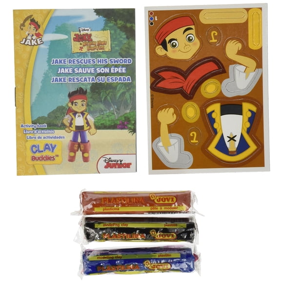 Pack Clay Buddies Giromax Jake el Pirata 3 barras