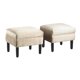 thumbnail image 1 of Set Poufs Sky Felpa 00 Beige, 1 of 5