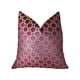 thumbnail image 1 of Cojín Plutus Brands Plutus Velvet Geo de 50 x 75 cm, color magenta/marrón, 1 of 2