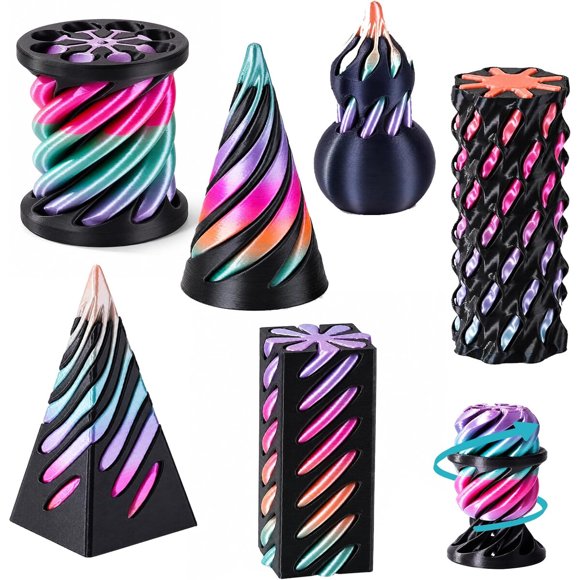 Set Fidget GUUTRY Cono Imposible 3D Impreso, 6 Piezas