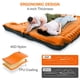 thumbnail image 4 of Colchoneta doble para dormir Yuzonc para camping, para 2 personas, naranja, 4 of 9