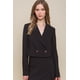thumbnail image 1 of Blazer CCwholesalesclothings Crop Con Botones Negro, 1 of 1