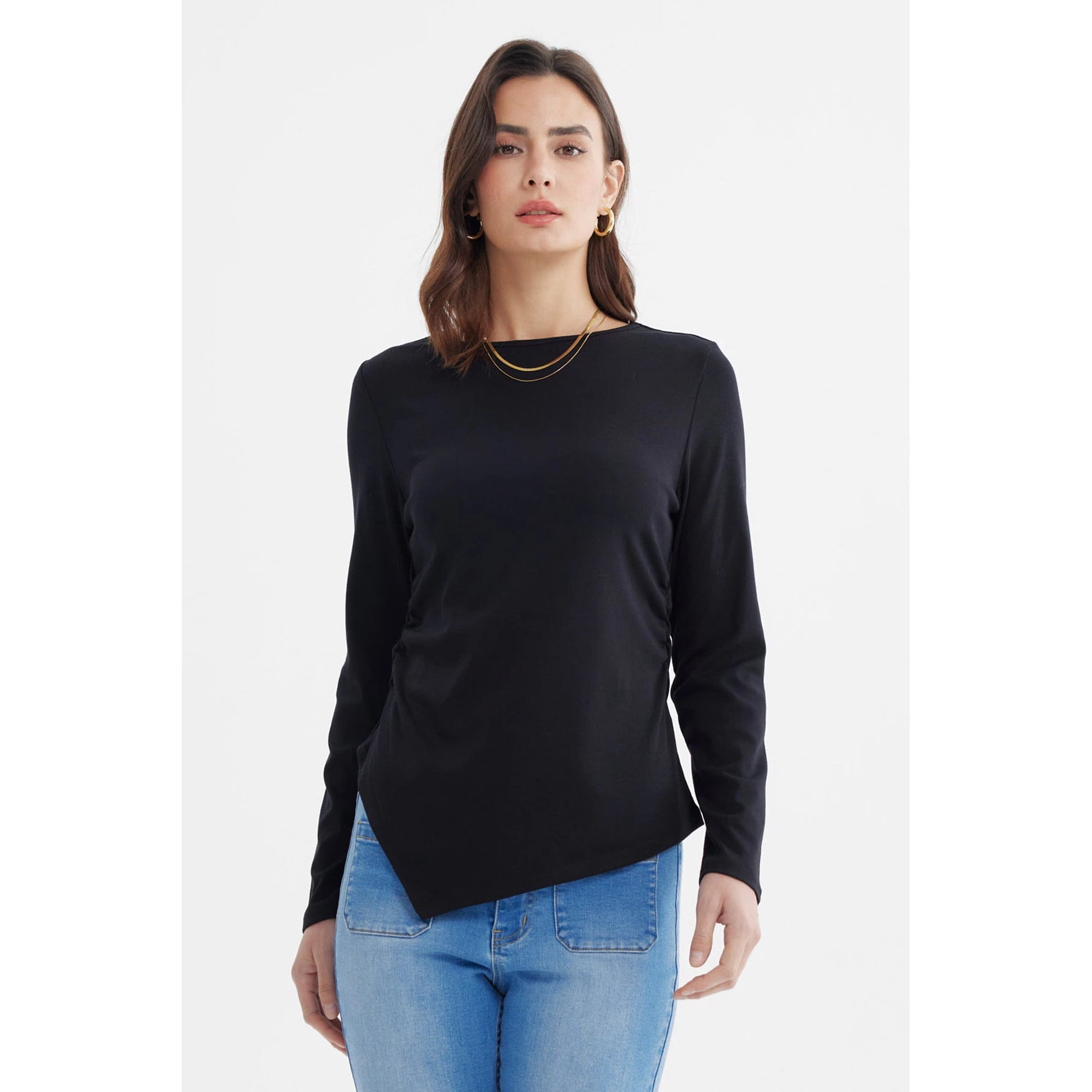 Fashionspark - Polera Mujer Ajustado Negro - Vlll