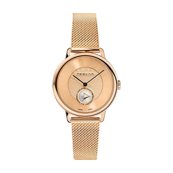 Reloj Teslar Re Balance T-1 Rose Gold-Tone Para Mujer 19