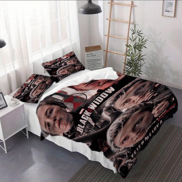 3pcs Yelena Belova Inspired Duvet Cover Set - Soft And Breathable Bedding Decor Perfect for Teen Home Decoration