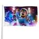 thumbnail image 1 of Rock Dog Bandera impresa con temática, regalo perfecto para fanáticos, amigos y familiares, y adecuada para actividades al aire libre e interiores, decoraciones de fiesta. 120*180CM, 1 of 6