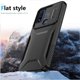 thumbnail image 2 of Funda Resistente para Motorola Moto G Power 2022 con Tapa Deslizante y Protección Militar Negro, 2 of 6