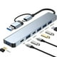 thumbnail image 1 of 7-in-1 Type C Docking Station Drive Free Type C Adapter Plug And Play USB C To USB3.0 Expansion Dock For Phone MacBook Desktops, 1 of 3
