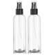 thumbnail image 1 of Botella de Spray ljdeals 237 ml Plástico Transparente con Pulverizador de Niebla Fina Paquete de 2, 1 of 5