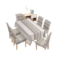 Teng Fei - Juego Mantel Más 6 Fundas De Silla Para Comedor 140X220 Cm