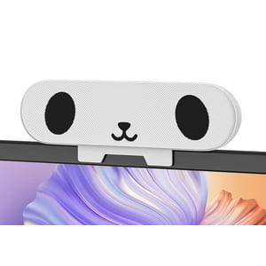 Altavoces De Ordenador Lxtnfu Para Monitor De Escritorio Usb-C Blancos