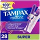 thumbnail image 1 of Tampones Tampax Radiant Súper Absorbentes Sin Fragancia 28 unidades, 1 of 9