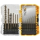 thumbnail image 1 of Juego de brocas DEWALT de acero aleado con cobalto, 14 piezas (DWA1240), 1 of 3