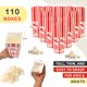 thumbnail image 2 of Cajas de papel para palomitas Salbree 110 Movie Night, 1,36 L, color rojo y blanco, 2 of 9