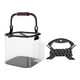 thumbnail image 5 of Contenedor De Almacenamiento Para Acampar De Engranaje De Pesca Plegable Para Viajar Pescando Negro24cm Lateral, 5 of 5