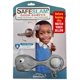 thumbnail image 1 of Tope de puerta SAFESLAM de silicona gris para seguridad infantil, 1 of 9