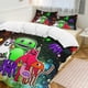 thumbnail image 2 of Garden Of Banban Bedding Set Duvet Cover Comfortable and Lightweight Cartoon Bedding 3 Piece Bed Set, 2 of 5
