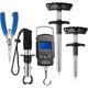 thumbnail image 1 of Cordón de pesca, báscula digital de mano, pinza para peces, alicates de pesca, removedor de anzuelos, kit combinado, aparejos de pesca, 1 of 7
