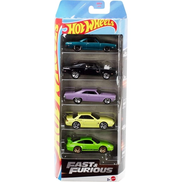 Hot Wheels Fast & Furious Set 5 Autos 1:64 Die-Cast